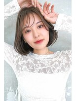 シャルムバイルーチェココ(CHARME by Lu'ce coco)&nbsp;大人可愛いシースルーボブ