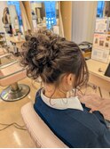卒業式×ボリュームヘア盛り