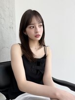 ディーエックス スリー(Dxxxx III)&nbsp;ミディアムレイヤー顔周りレイヤーココアブラウン韓国ヘア