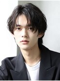 フェザーパーマシャドウパーマフェザーショートメンズカット