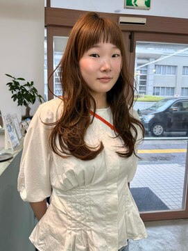 キートス 高知店(kiitos) レイヤーカット×ベージュカラー 三宮