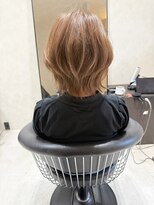 セラ(cella)&nbsp;くびれボブ/白髪ぼかし/ミルクティーベージュ/40代/50代