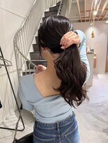 アトレ アネックス(attrait ANNEX)&nbsp;ツヤ感たっぷりのロングブラウン × 大人っぽいレイヤーカット