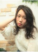 モダン×クラシカルウェーブ大人ロング【altino 国分寺】