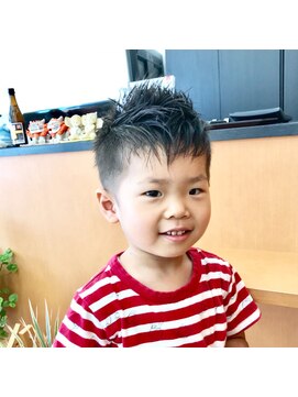 ヘアーデザイン アフール(hair design Ath ru) モヒカン風キッズスタイル