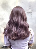 リゼル ユア 渋谷(RISEL YUA)&nbsp;ラベンダーベージュのふわふわセミロング