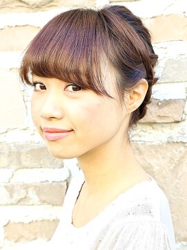 ヘアメイク フレンシア(hair make flencia) カジュアル可愛い編み込みスタイル