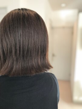 エムエー ふじみ野(hair m a ふじみ野) 切りっぱなし ミニボブ