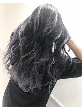 ノア ヘアデザイン 町田店(noa Hair Design) パープルバレイヤージュ