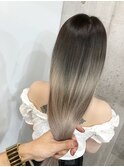 【MIRAC町田店河原崎】ホワイトグレージュグラデーション