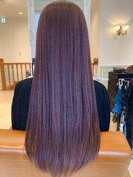 ヘアーサロン リアン 熊谷2号店(hair salon Rien) 濃いめピンクベージュ