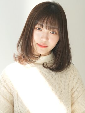 エアー 銀座(air) ★岡田有加★20代30代/メルティカラー・シナモンブラウン