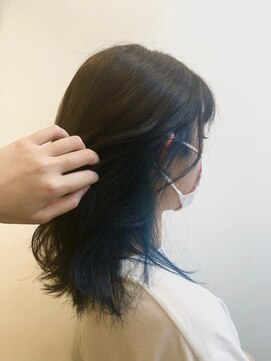アズーア ヘアーアンドスパ(azure hair&spa) インナー×オーシャンブルー