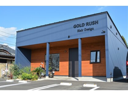 ゴールド ラッシュ ヘアーデザインの写真