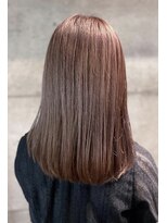 クレドガーデン 西新井店(CRED GARDEN)&nbsp;似合わせ透明感艶カラー×ピンクベージュ/西新井クレドガーデン