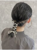 【別府 ランガリ】紐アレンジ、ヘアアレンジ、インナーカラー