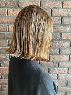 ノーブルヘアー(NOBLE HAIR) ボブ×ベージュ