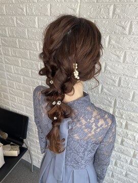 アメジスト(amethyst) 結婚式・二次会☆編みおろし/ロング/ミディアム/10代/20代/30代