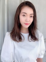 ジーン 高円寺(gene)&nbsp;ナチュラルな抜け感☆30代/40代/50代大人可愛いセミロング♪