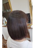 艶髪アゴラインスタイル