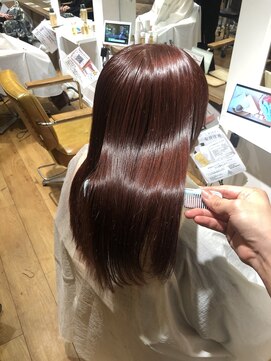 アヴァンス 天王寺店(AVANCE.) 髪質改善×チェリーレッド