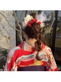 卒業式ヘア
