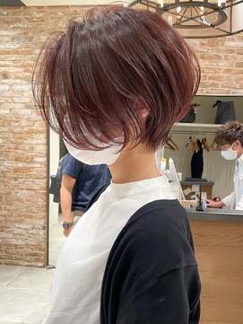 バンプ ギンザ(BUMP GINZA) くびれショート/マロンブラウン/大人ショートボブ／山口