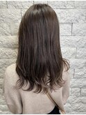 レイヤーロングヘア