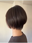 【石橋/ショート】髪質改善　白髪ぼかしハイライト、ヘアカラー
