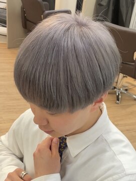 ジエクト ヴィシア(The Ect VIXIA) マッシュ/刈り上げ／グレーシルバー/ホワイトカラー1