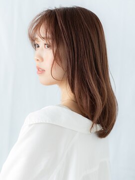 ドクターズサロン LAB 小山店 大人カシスブラウン小顔モテワンカール艶ロブd小山20代30代40代