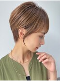 30代40代大人女性/前髪ありショートボブ/ショートヘア/髪質改善