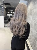 ミルクティーベージュ×ロング