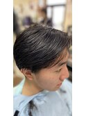 アップバングセンターパート