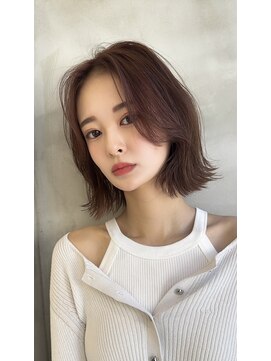 ロンド ストラーダ 心斎橋(Lond strada) レイヤーボブ×ハイトーン[心斎橋/髪質改善]