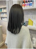 福山美容室carry イルミナカラーオリーブグレージュ透明感20代
