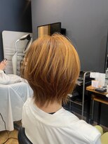 アルター(aL ter)&nbsp;ショートウルフ［くびれヘア/ハイライトカラー］長野歌穂