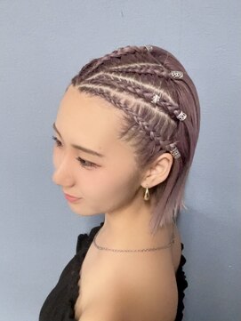 ヒュミ(hymy) イベントやフェスに♪特殊ヘア/コーンロウ/ブレイズ/ダンスヘア