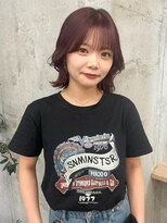 アロ 大阪梅田(alo)&nbsp;【momoa】ボルドーカラー 《ブリーチ/大阪梅田》