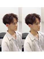 ブライト(BRIGHT)&nbsp;シャドウパーマ　センターパート