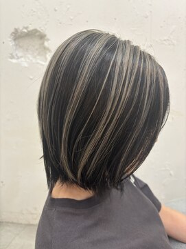 コンティロミー(CONTI ROMMY.) アンブレラカラーグレージュコントラストミックスカラー本厚木