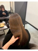 ベルポール(Bell port)&nbsp;着物ヘア/大人ガーリー/ダークアッシュ/似合わせカット/芦屋駅