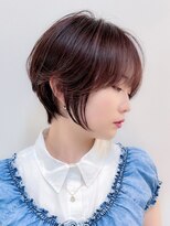 リノショアーズ 日本大通り店(RINOSHORES)&nbsp;"横浜日本大通り"落ち着いた都会の色を纏うバイオレットショート