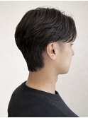 逗子葉山メンズセンターパートニュアンスパーマツーブロック M27