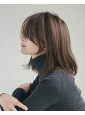 伸ばしかけでも可愛い大人ミディレイヤー