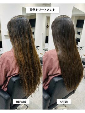 センジュ 名古屋 名駅(SENJYU) うるツヤ髪質改善 酸熱トリートメント