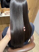 ベルベットヘア 千早店(Velvet hair)&nbsp;髪質改善カラー×ダークトーンアッシュ【みつ】