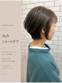 丸みショートボブ