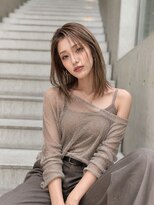 ローレル(Laurel)&nbsp;ミディアムレイヤー×グレージュ