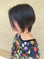 ラポール 蟹江(RAPPORT)&nbsp;【骨格補正】艶感ショートボブで小顔魅せ朝ラクヘア
